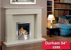 Durham Cream Marble With White Veins Option Of Down Lights